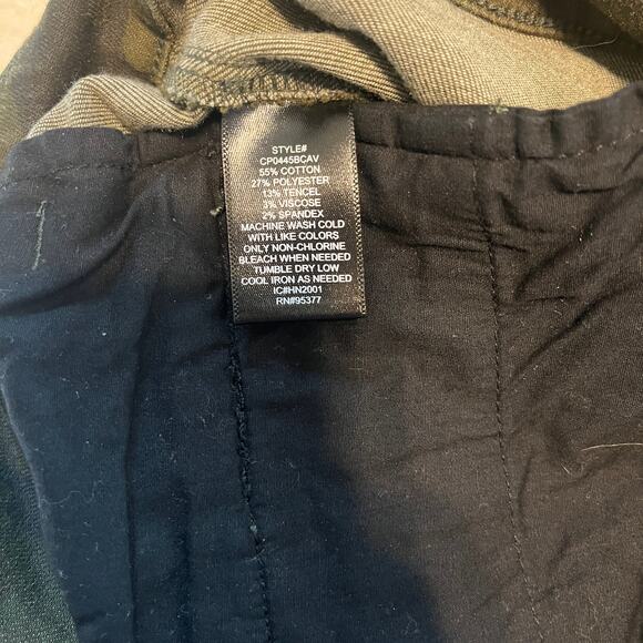 Sanctuary Standard Surplus Camo Ankle Zip Crop Skinny Pants Green Size 29 - Picture 7 of 8